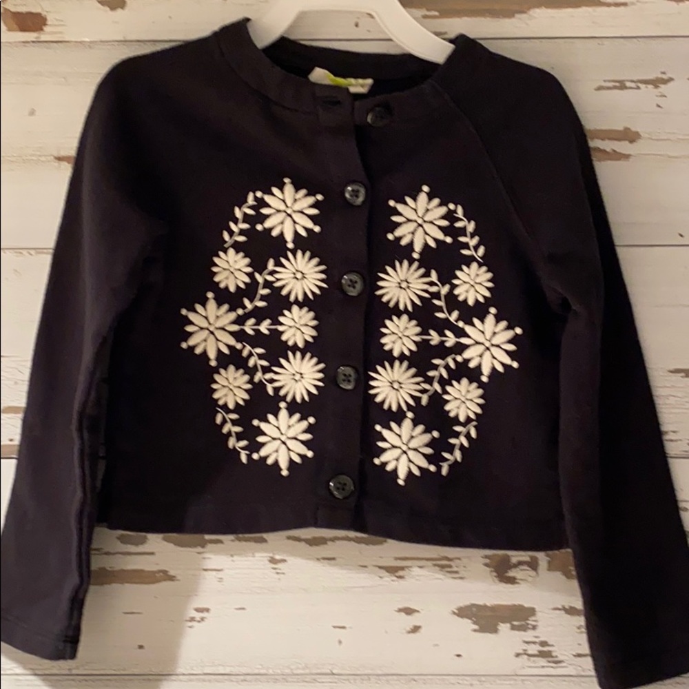 Crazy8 adorable button down sweater. Size 4T.